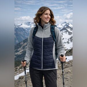 KJUS Women's Mundin Midlayer Jacket - Grey/Navy